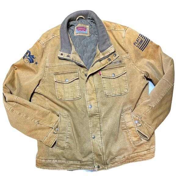 Levi's Mens Quilted Four Pocket Canvas Jacket size XL - Picture 1 of 14